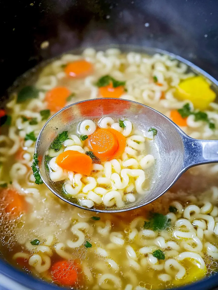 Auténtica sopa de pollo – Placer en cualquier época