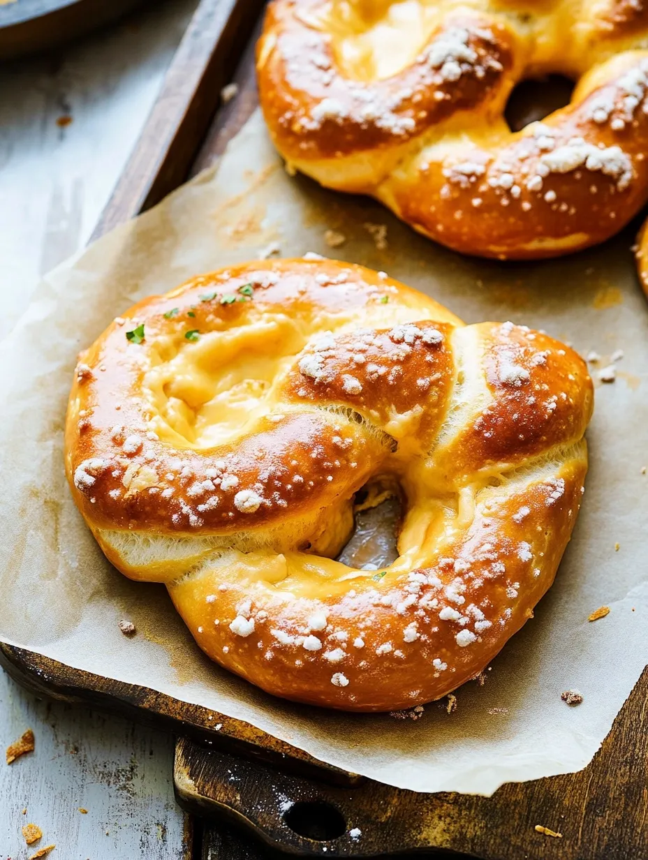 Pretzels Rellenos de Queso Manchego