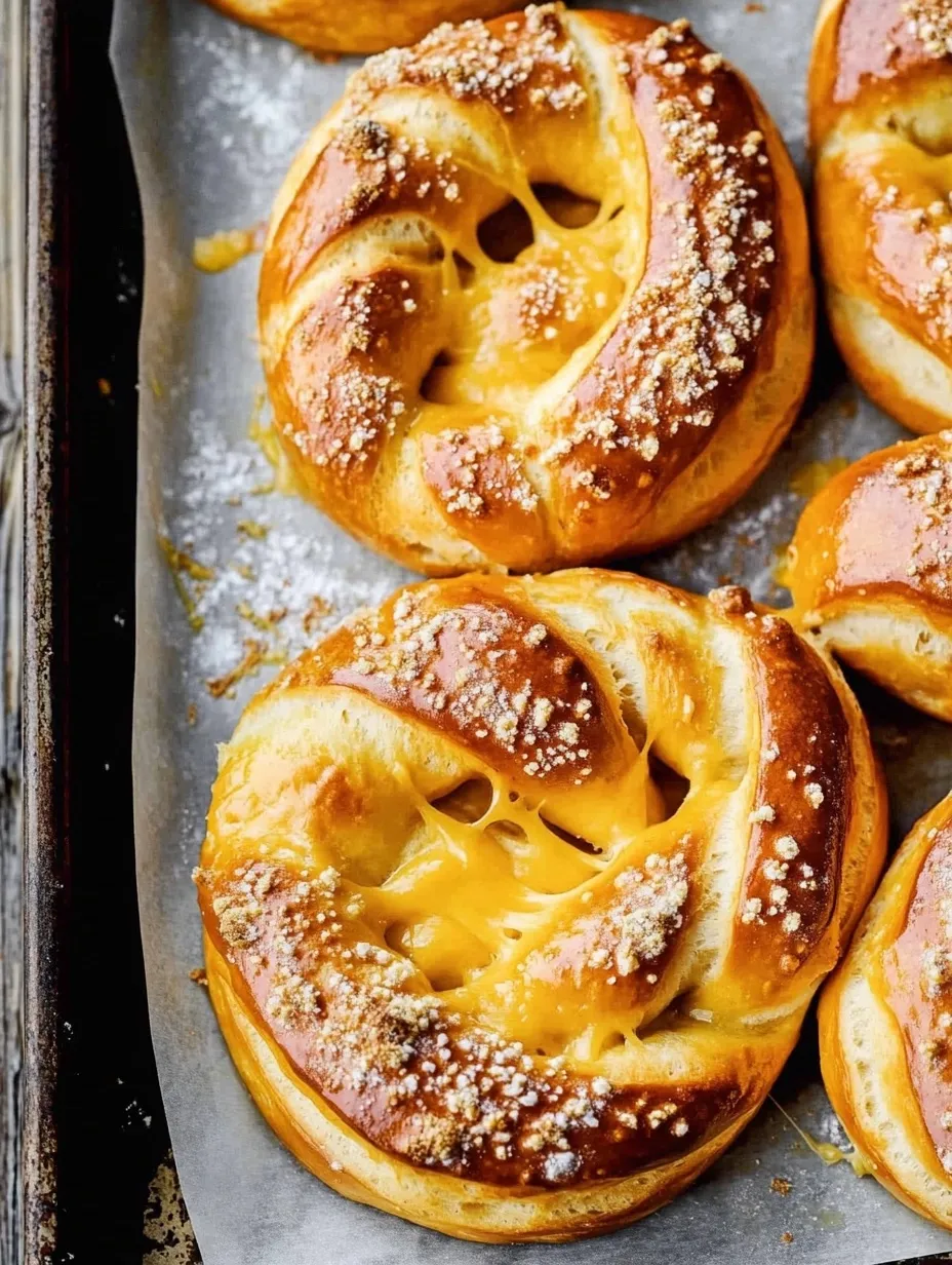 Pretzel de Queso Fácil