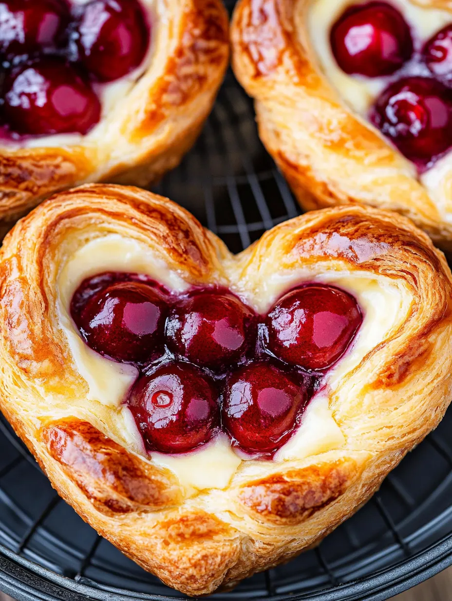 Hojaldre de Queso y Cereza
