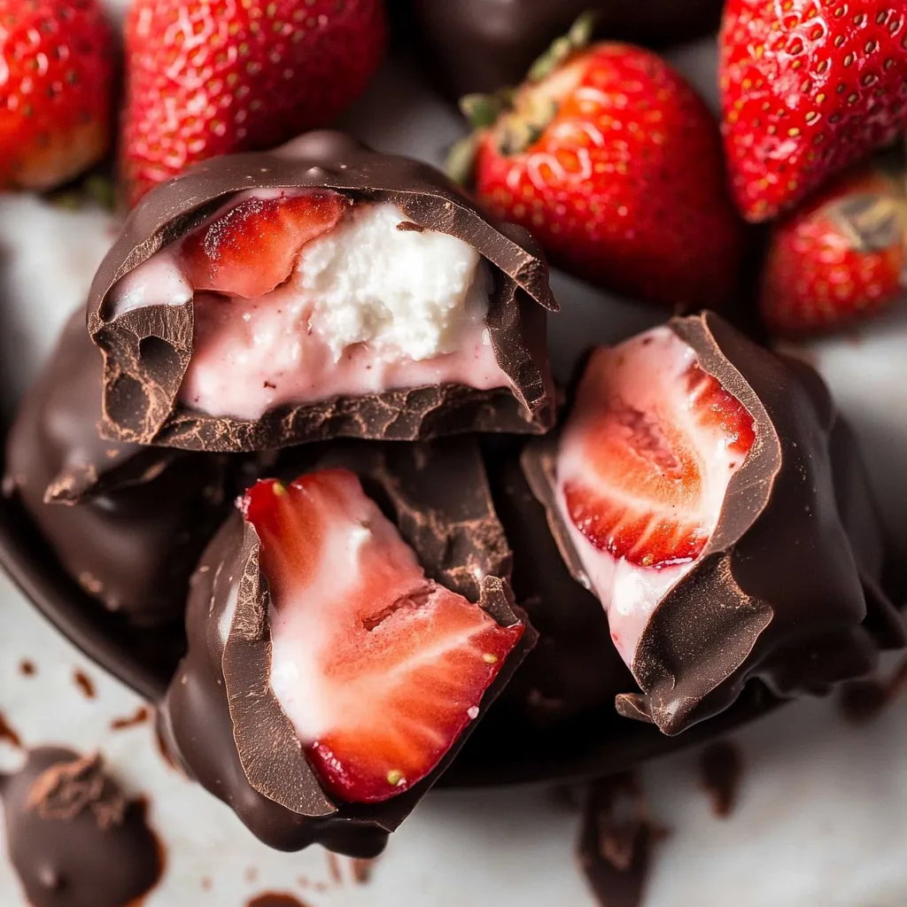 Clusters Chocolates con Fresas