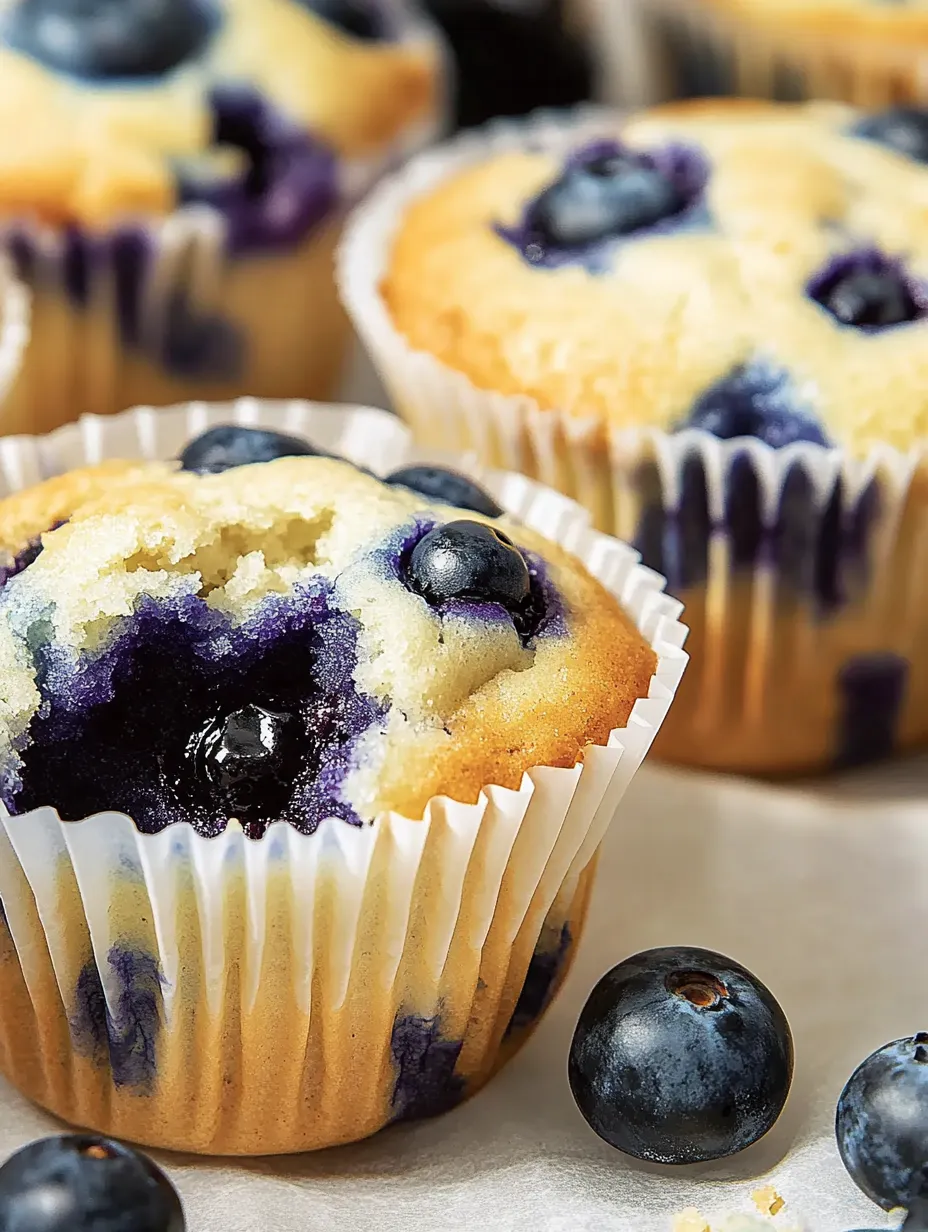Muffins clásicos de arándanos – Sencillos, esponjosos y deliciosos