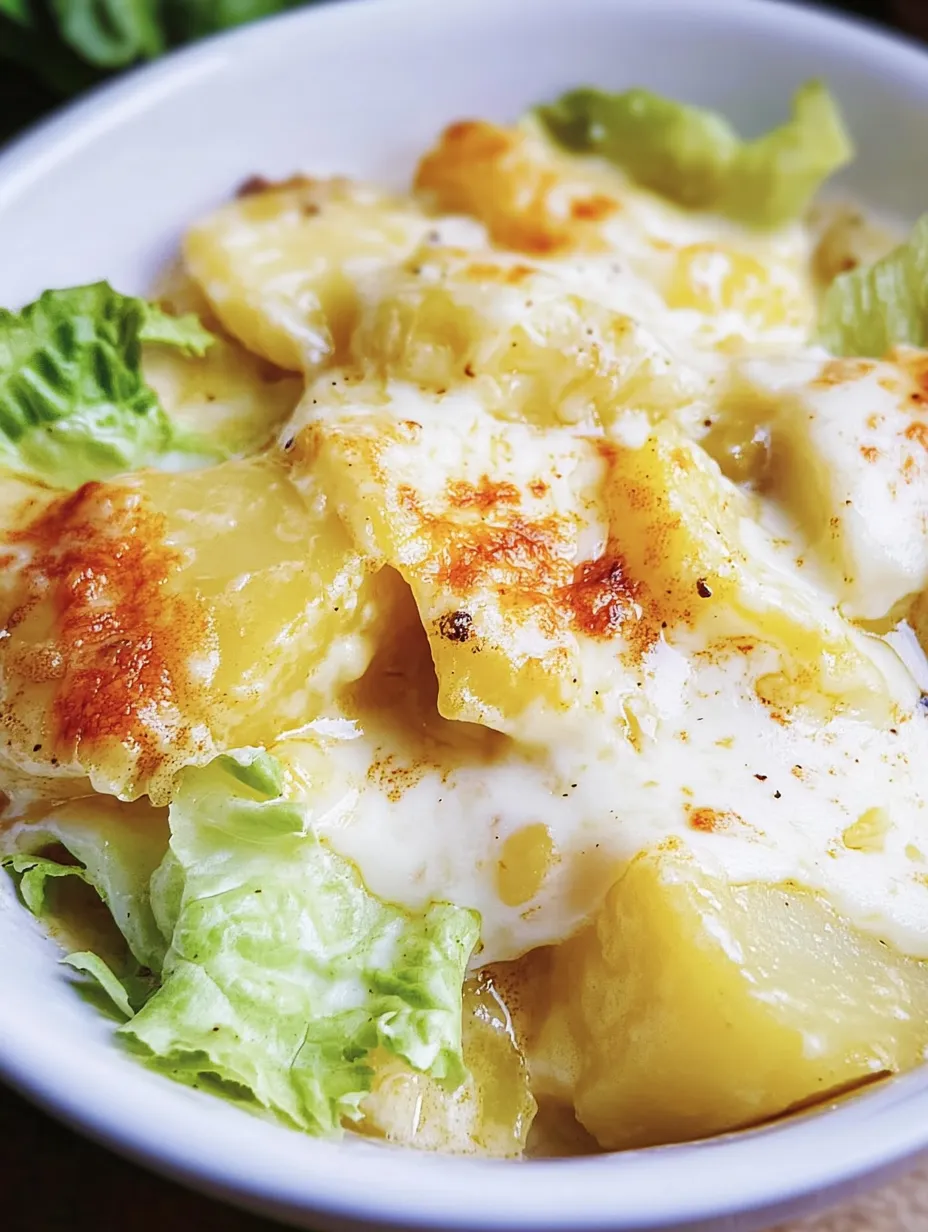 Gratinado cremoso de col y patata – Sencillo y rico
