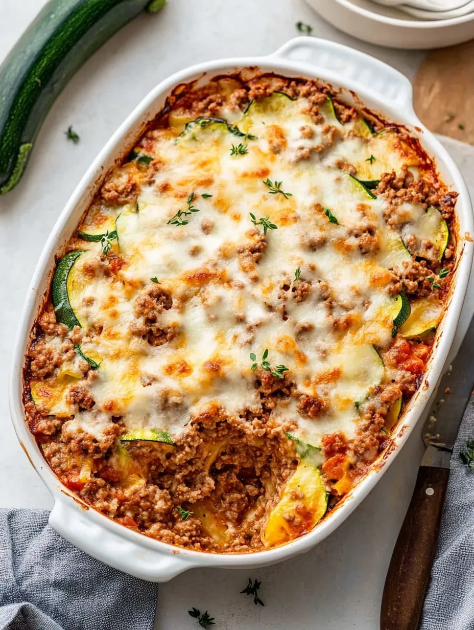 Cazuela de Calabacita y Carne Molida