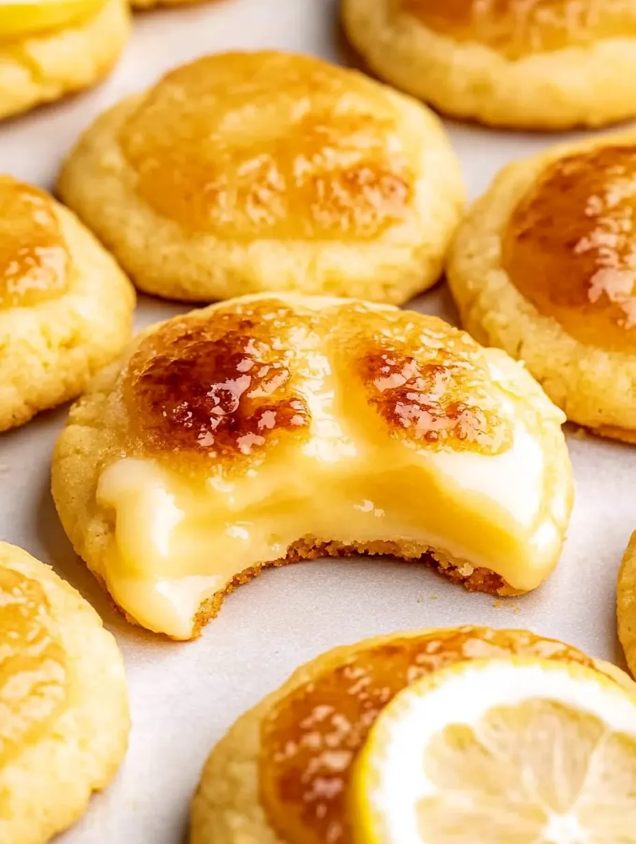 Galletas de Limón con Crème Brûlée