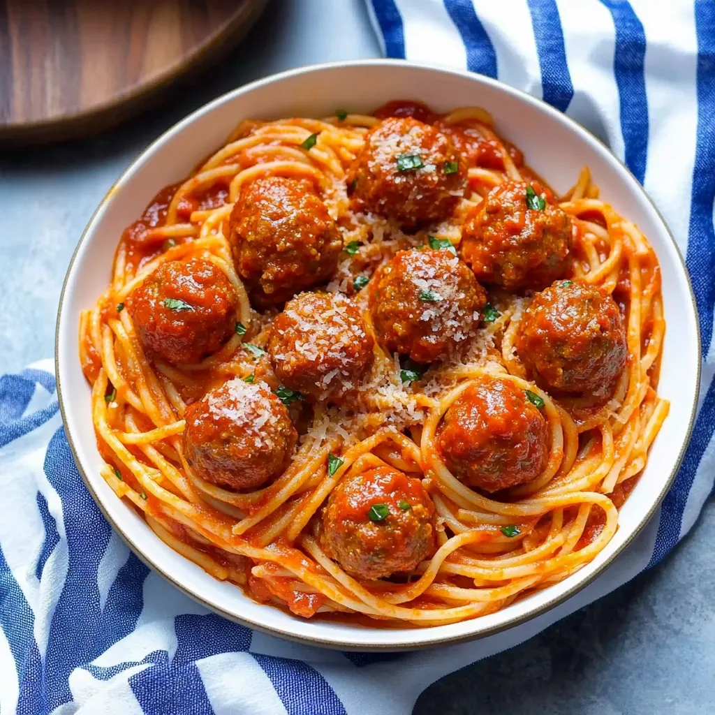Espaguetis con albóndigas Instant Pot