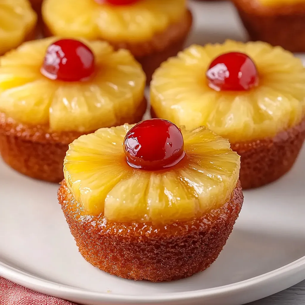Cupcakes Piña Caramelizada
