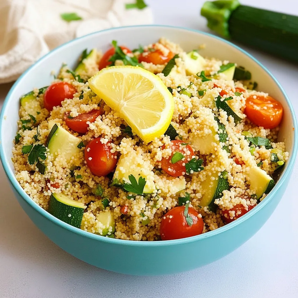 Ensalada de Couscous con Zucchini