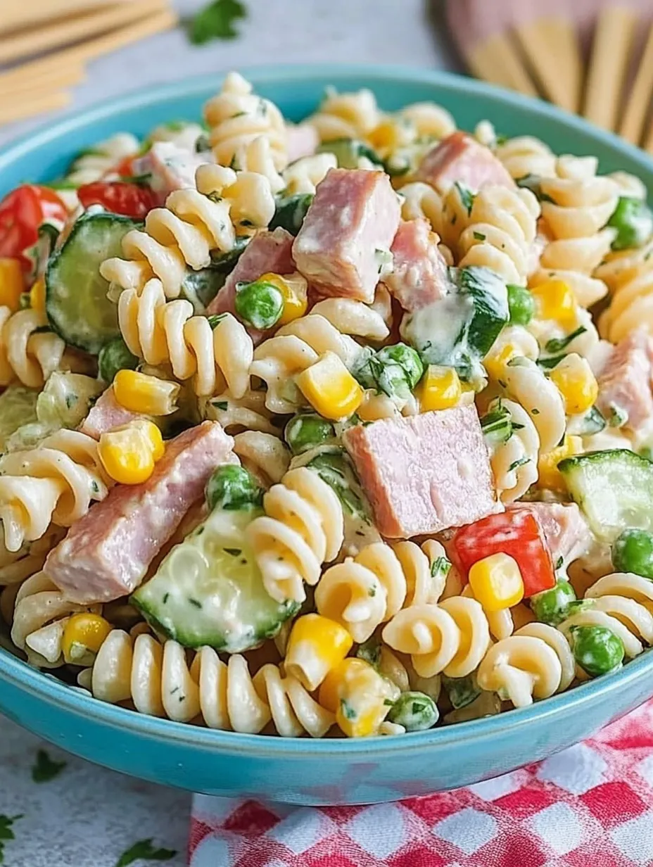 Ensalada de Pasta Clásica de la Abuela con Mayonesa – Cremosa e Inolvidable
