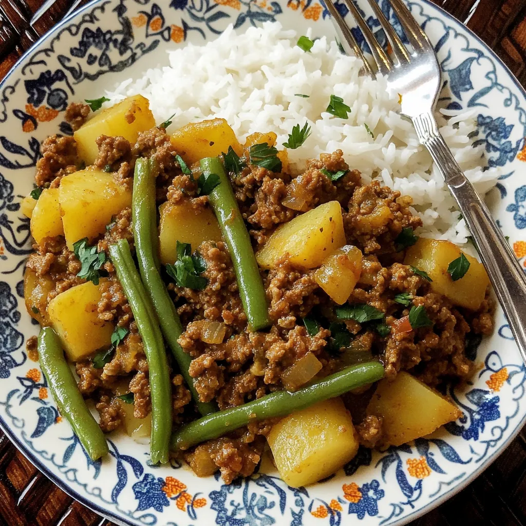 Judías Verdes con Carne y Patatas