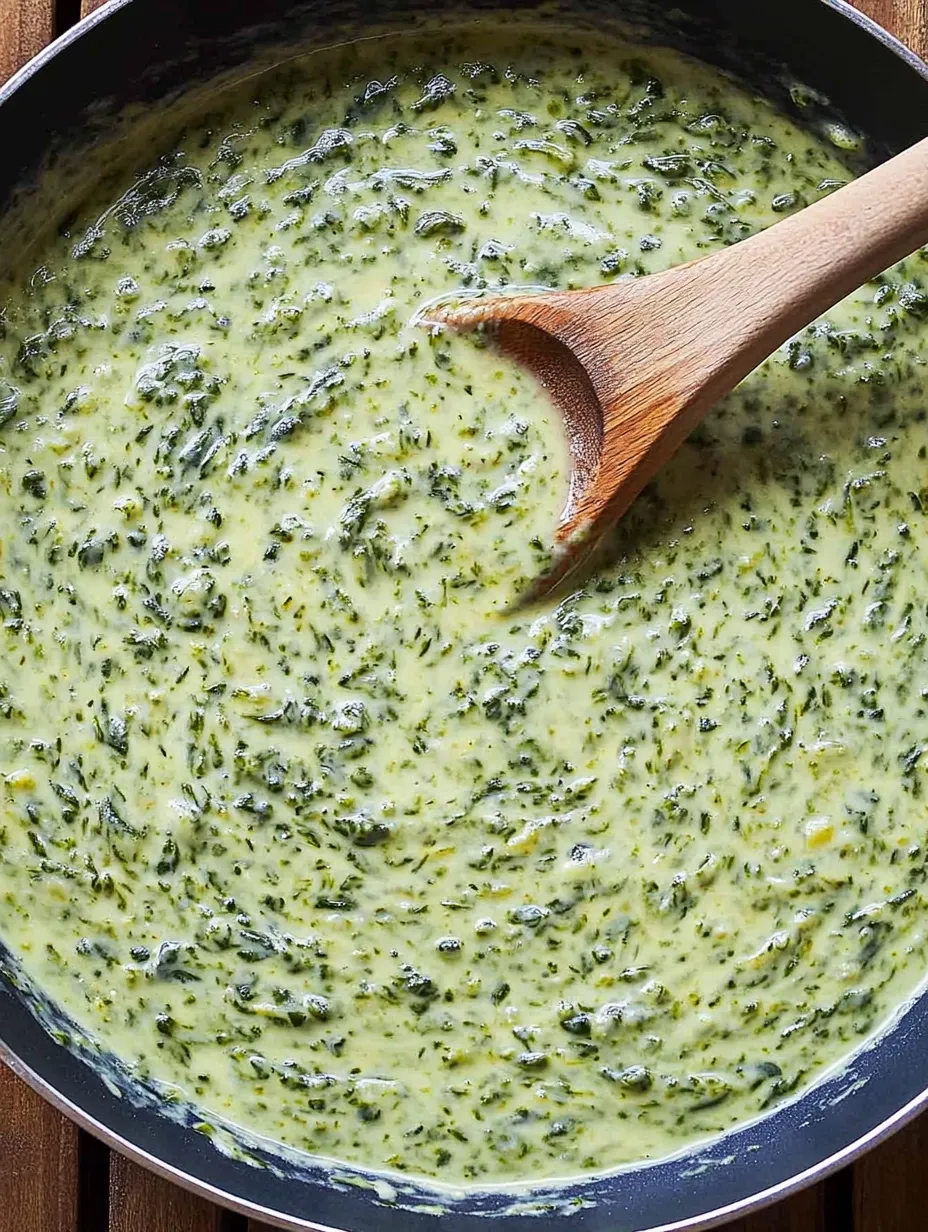 Salsa de espinacas para pasta – Deliciosa y Sencilla