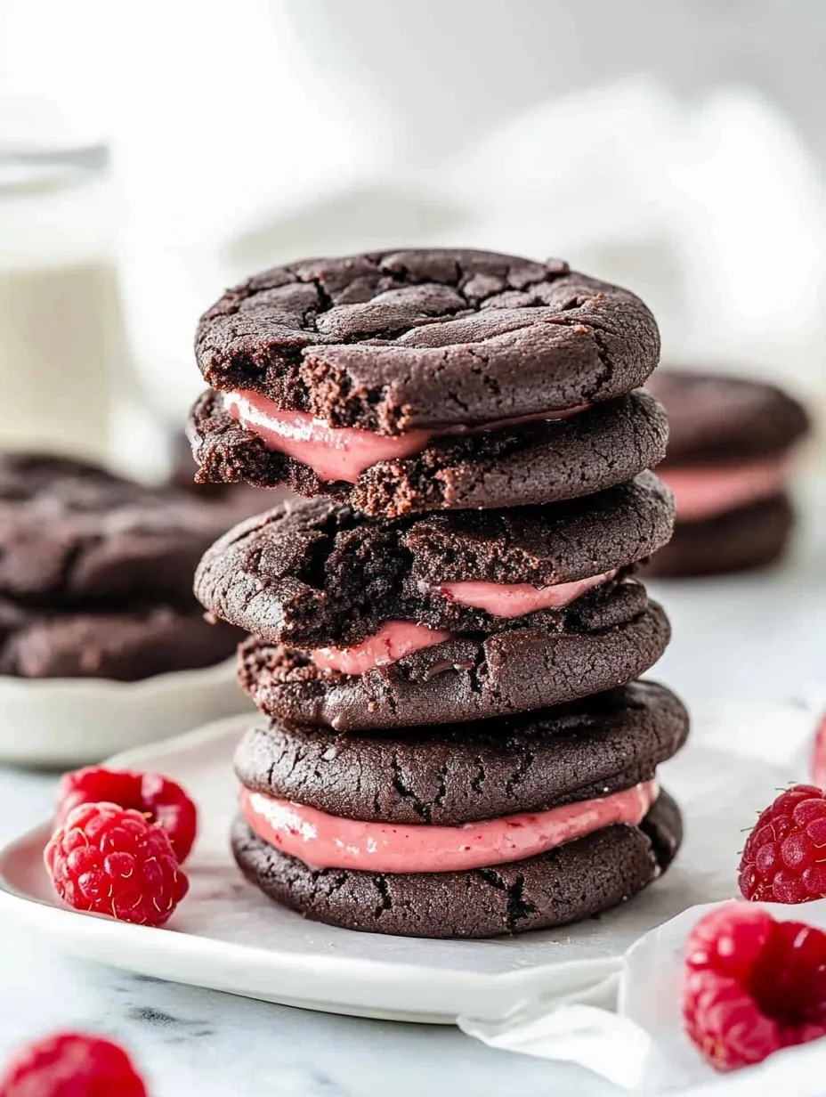 Galletas Caseras de Chocolate y Frambuesa