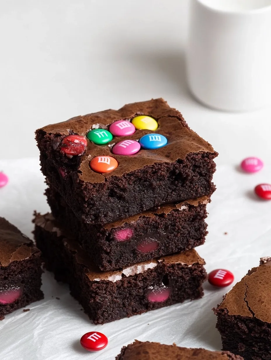 Brownies fáciles de M&M’s