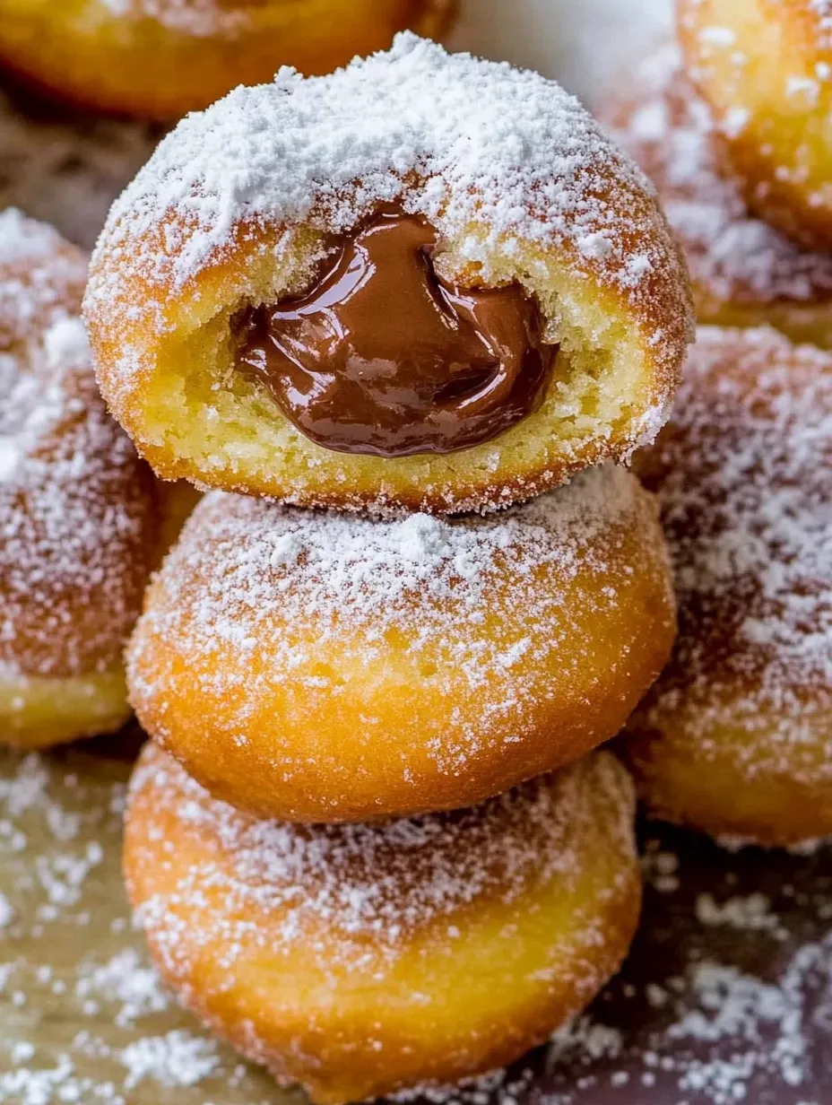 Donas Rellenas de Nutella