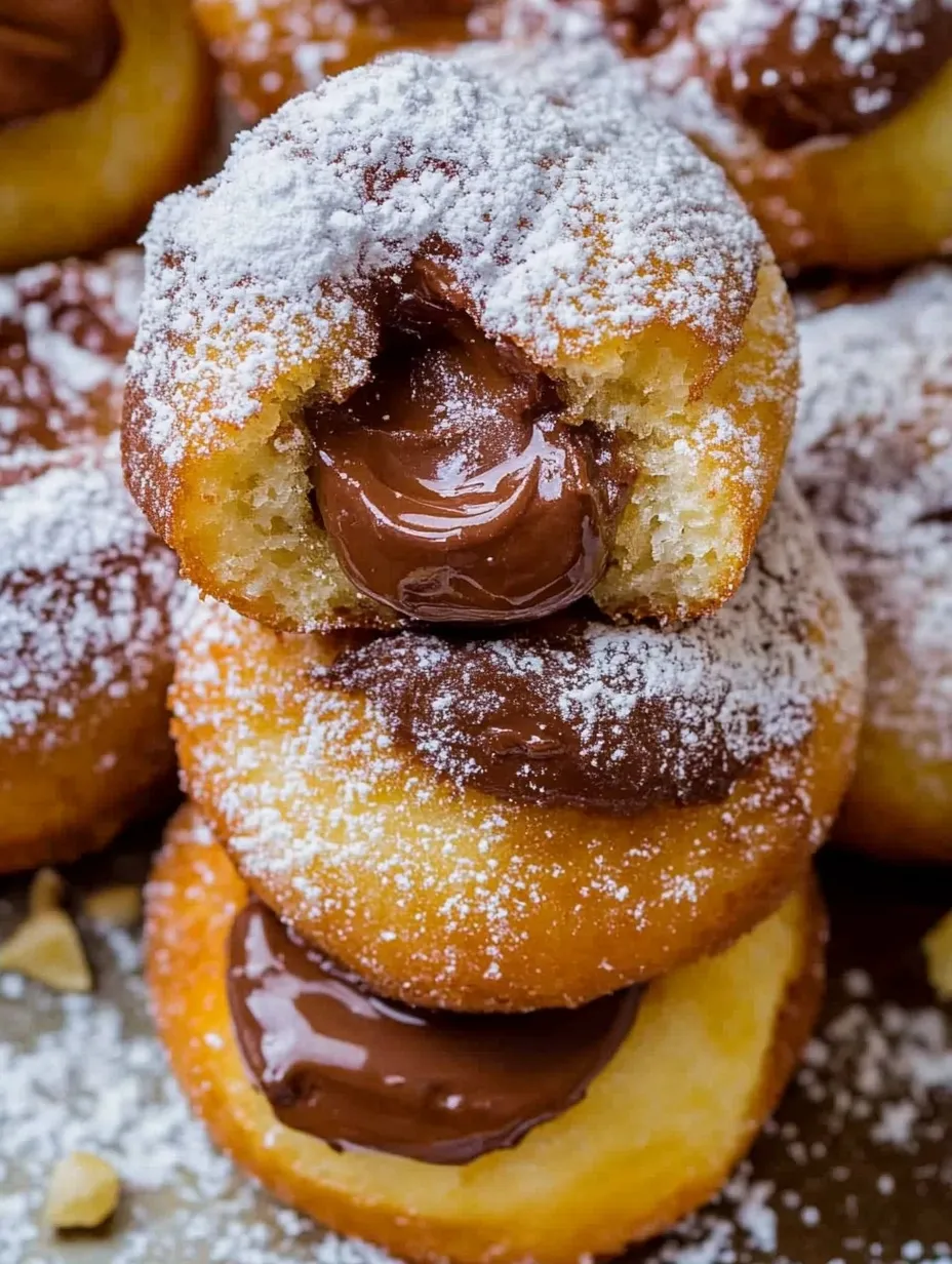 Donas Rellenas de Nutella