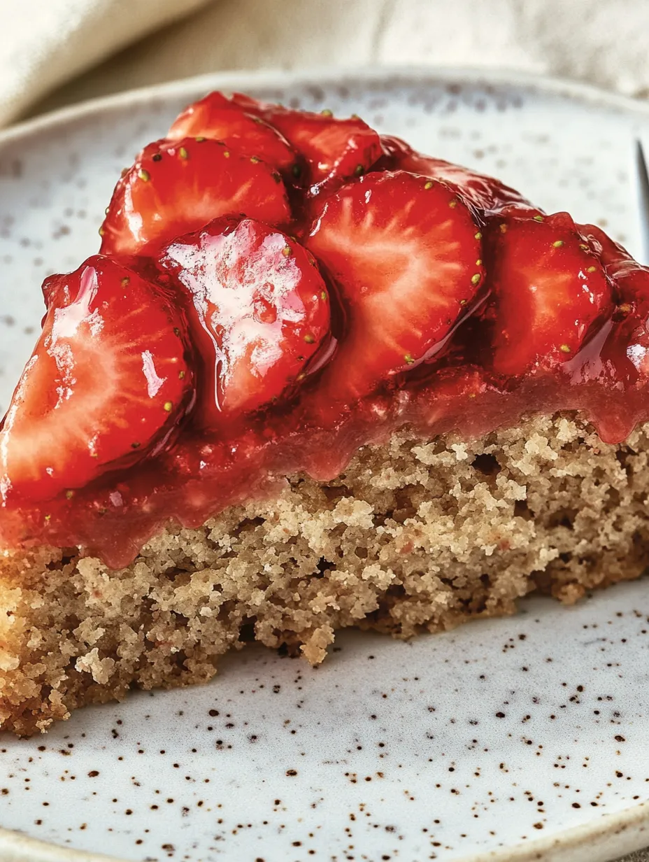 Pastel de almendras con fresas – Sin gluten y delicioso