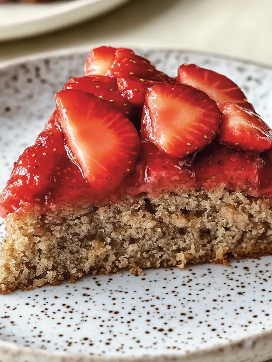 Pastel de almendras sin gluten con fresas – Sencillo y sabroso
