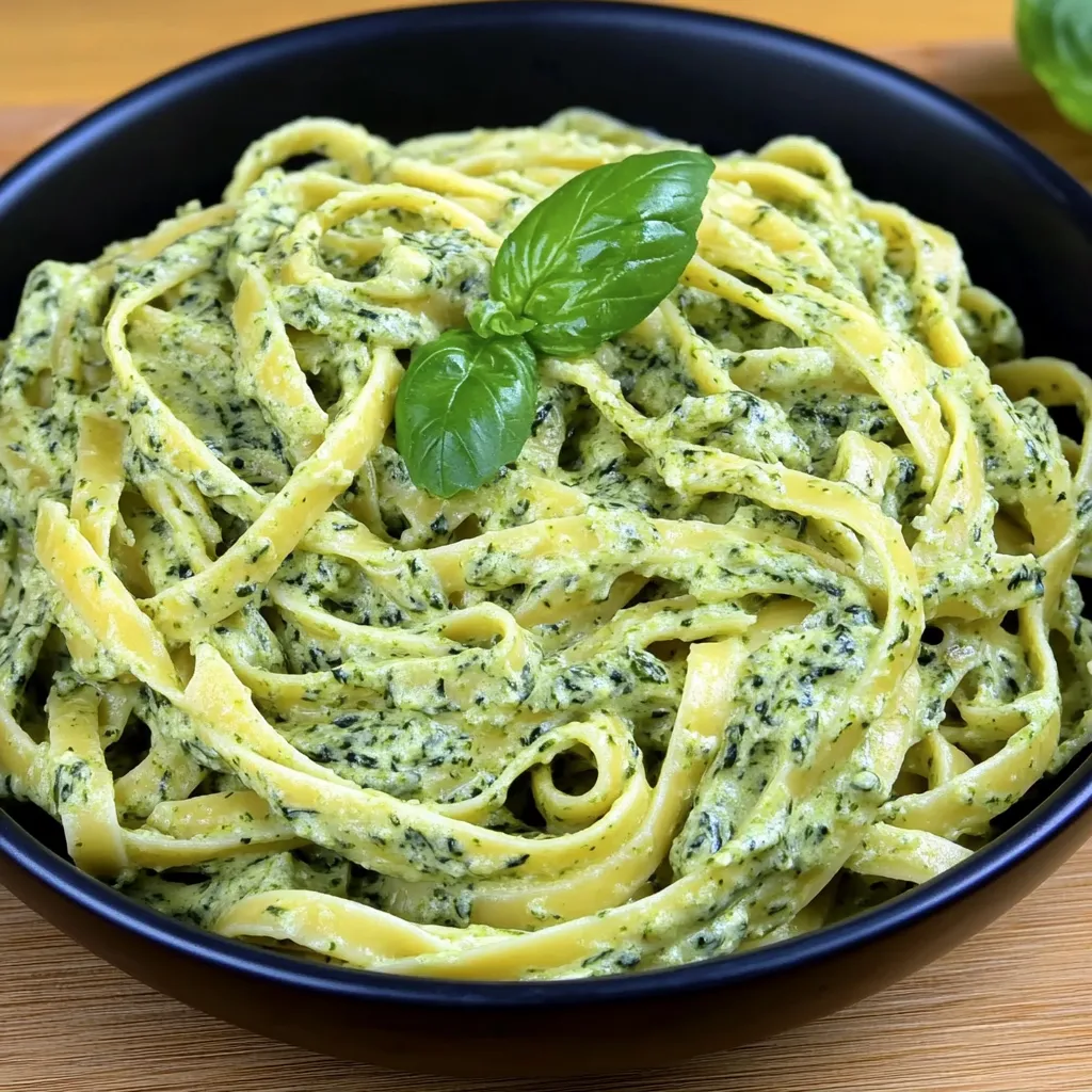 Pasta con salsa cremosa