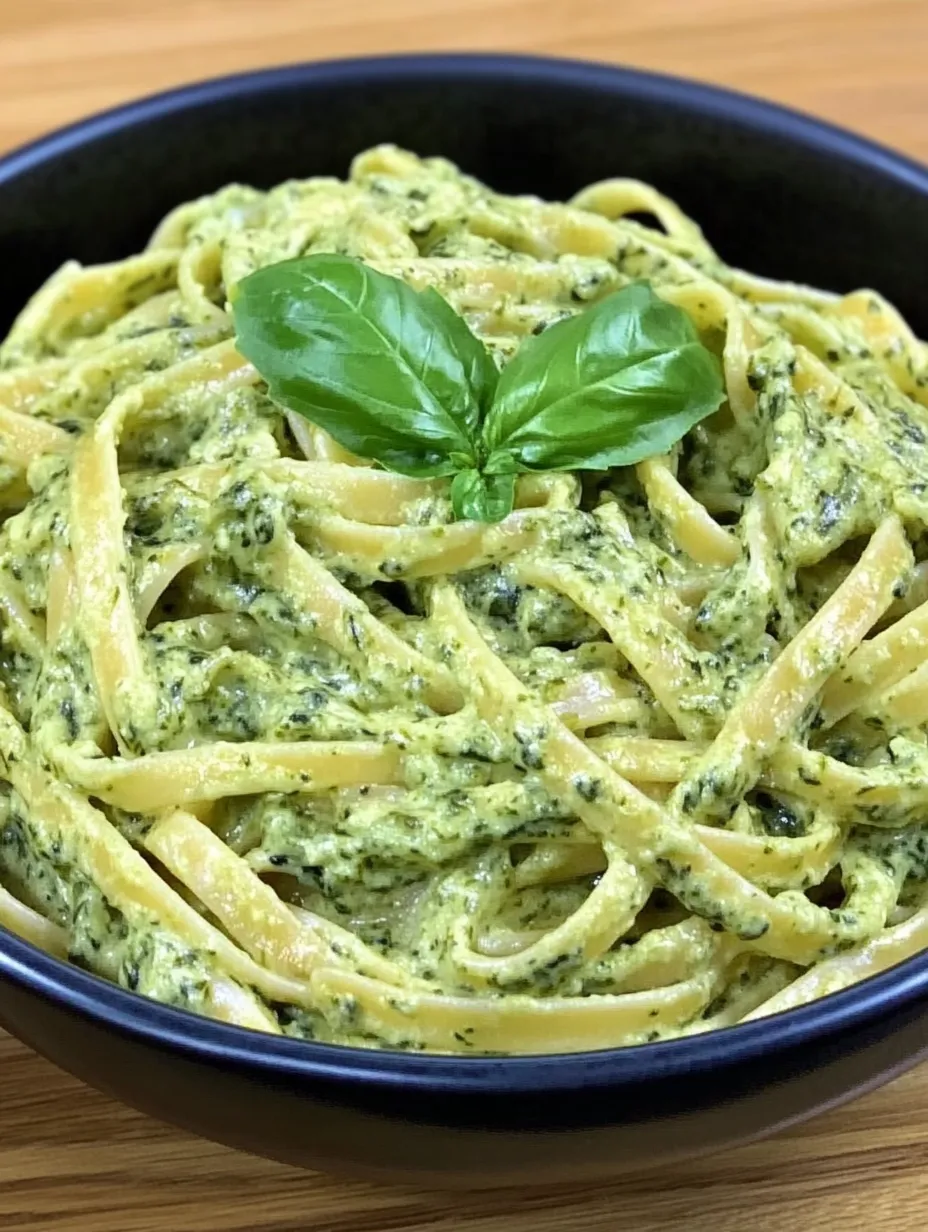 Pasta cremosa con espinacas - Un plato reconfortante