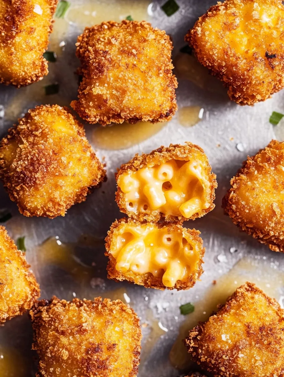 Bocaditos Crujientes de Macarrones con Queso Caseros