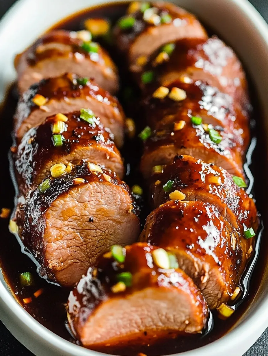 Lomo de Cerdo con Miel y Ajo Fácil