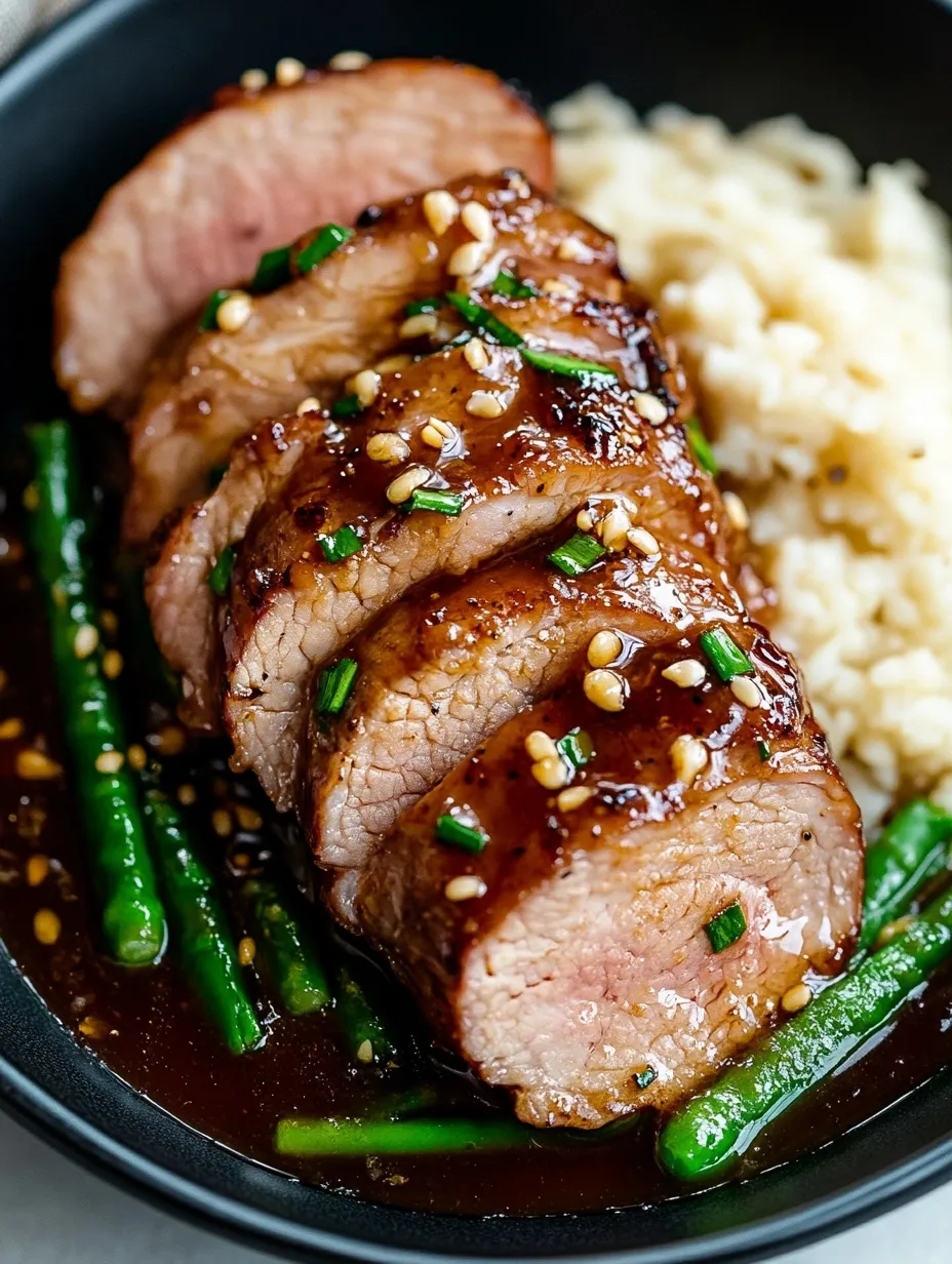 Lomo de Cerdo con Miel y Ajo Casero