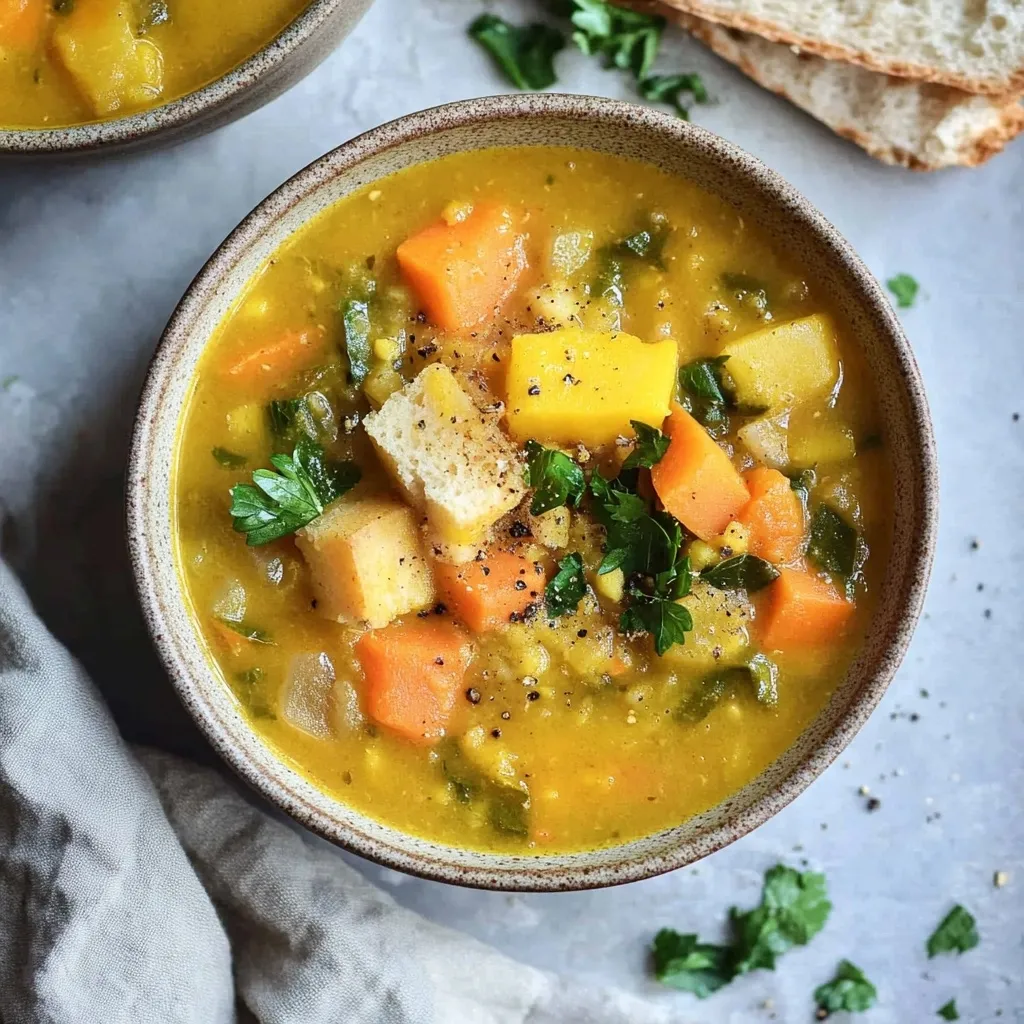 Sopa Vegetales Defensas Saludable