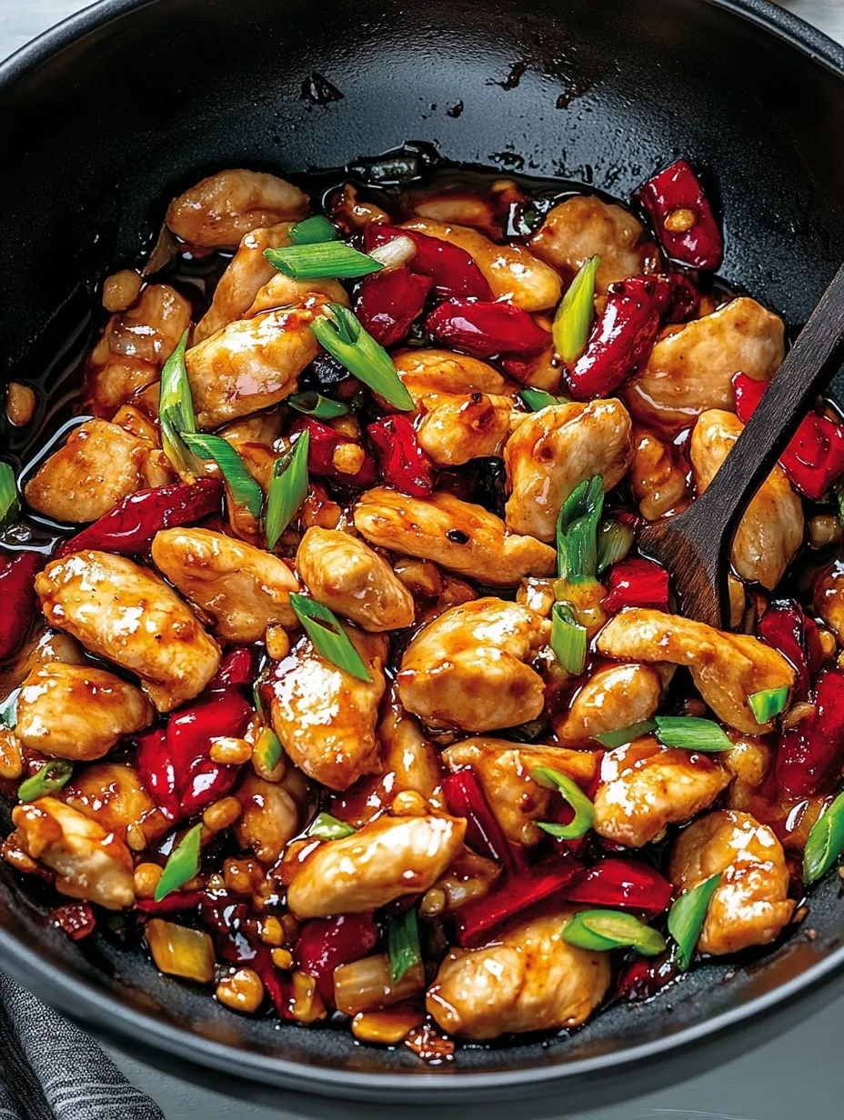 Pollo Kung Pao fácil