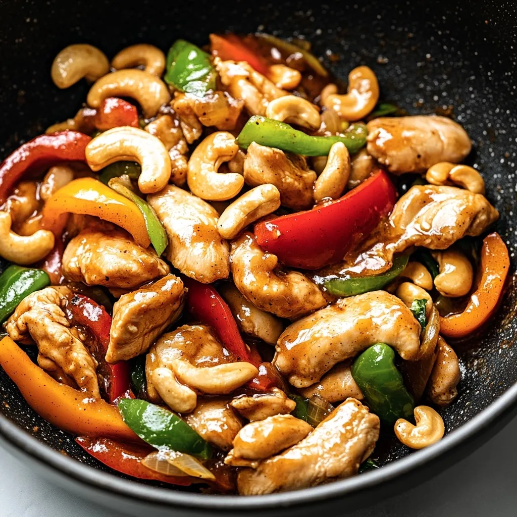 Salteado de Pollo con Anacardos