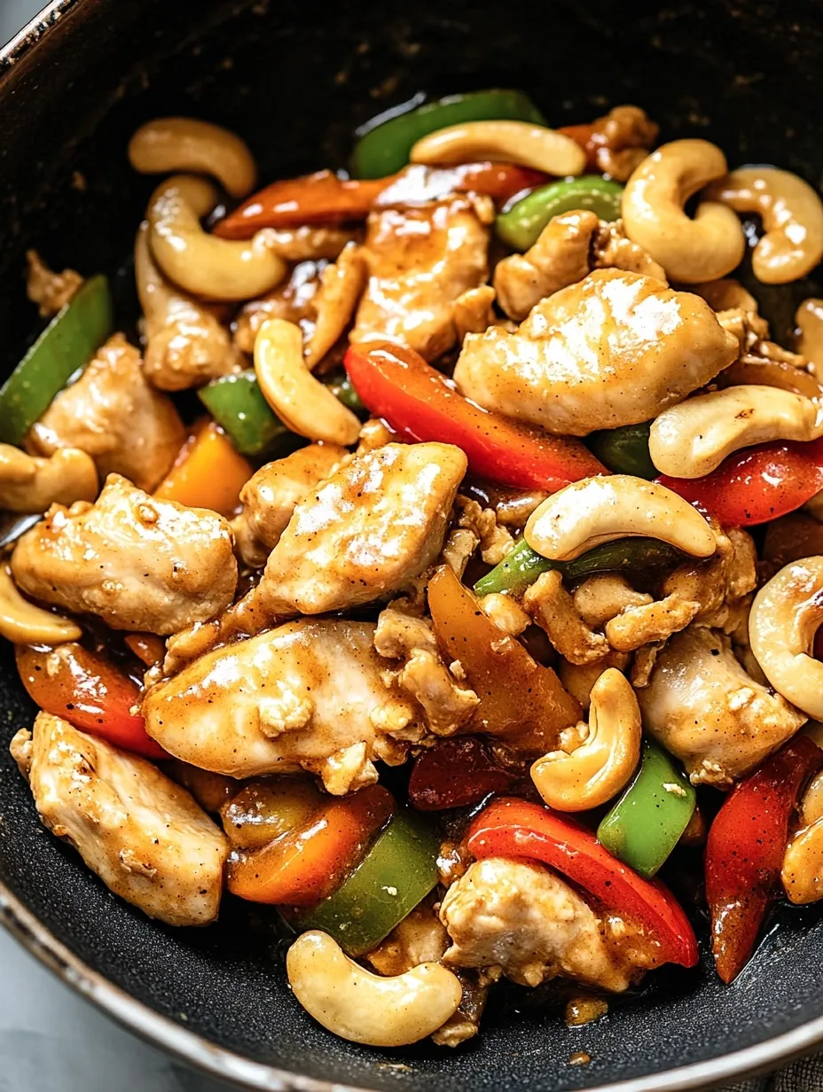 Salteado de Pollo con Anacardos Casero