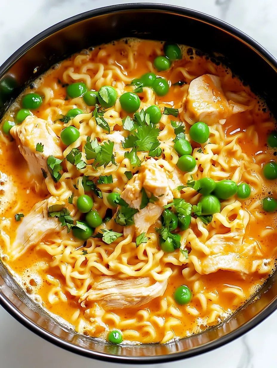 Fideos con Pollo y Queso Fácil