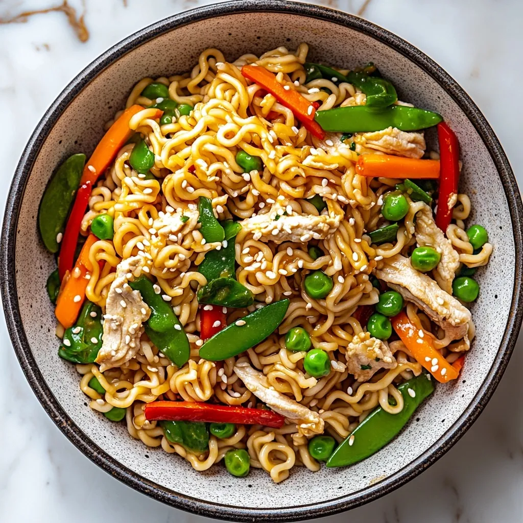 Fideos Ramen Salteados