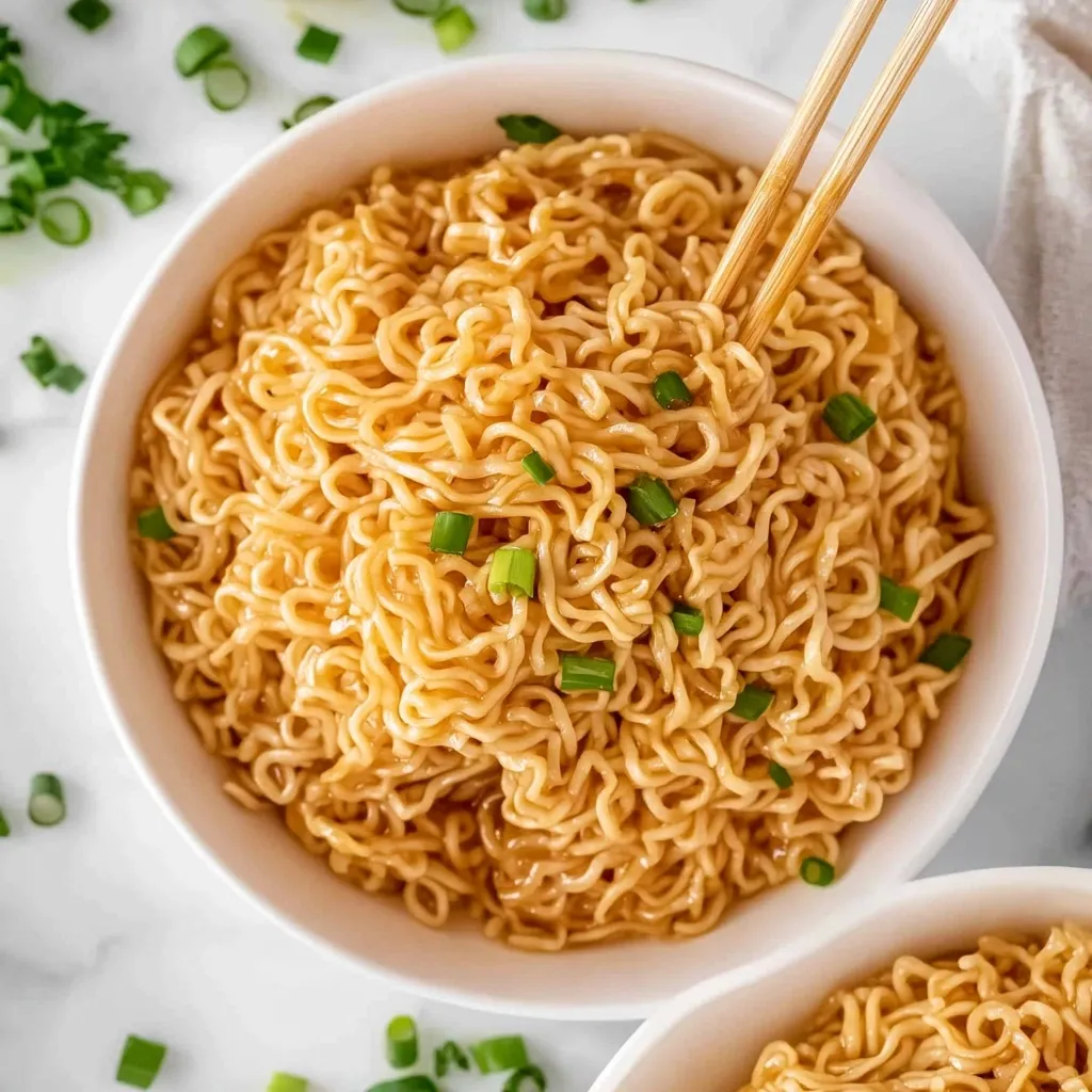 Fideos Ramen con Sésamo y Ajo Fáciles