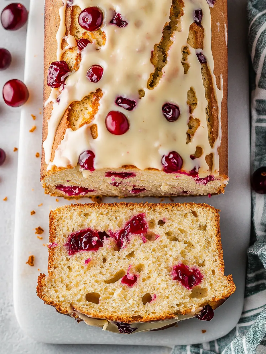 Pan de Arándano y Queso Crema