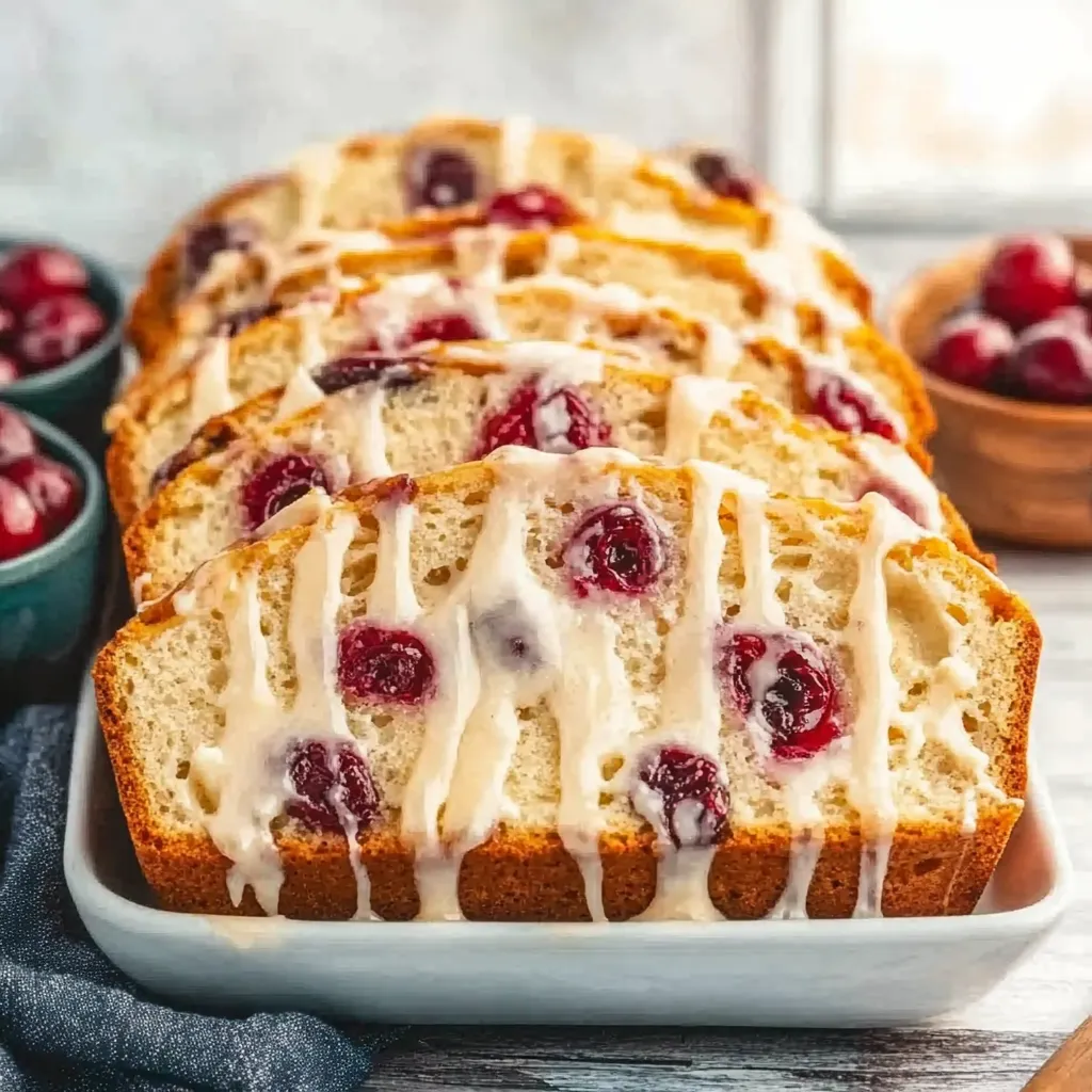 Pan fácil de Arándano y Queso Crema
