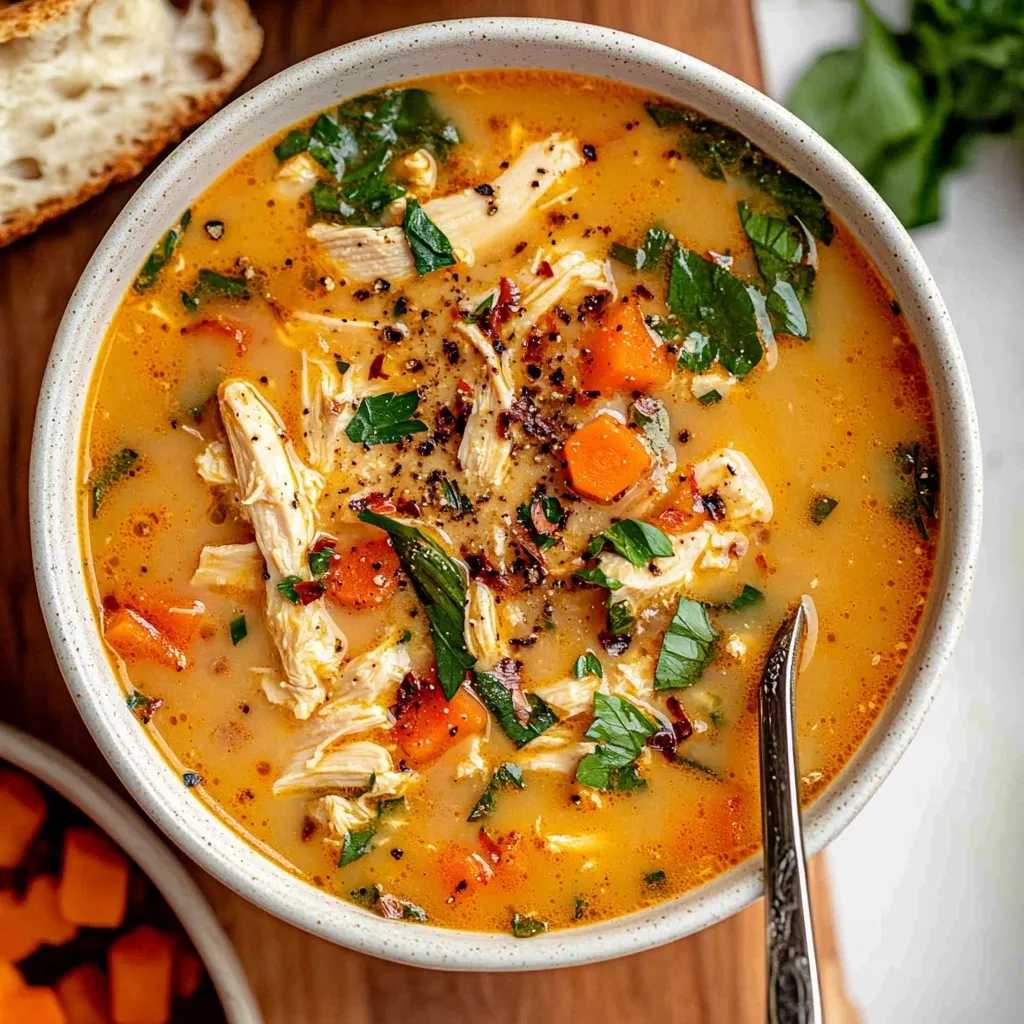 Sopa de Pollo Toscana
