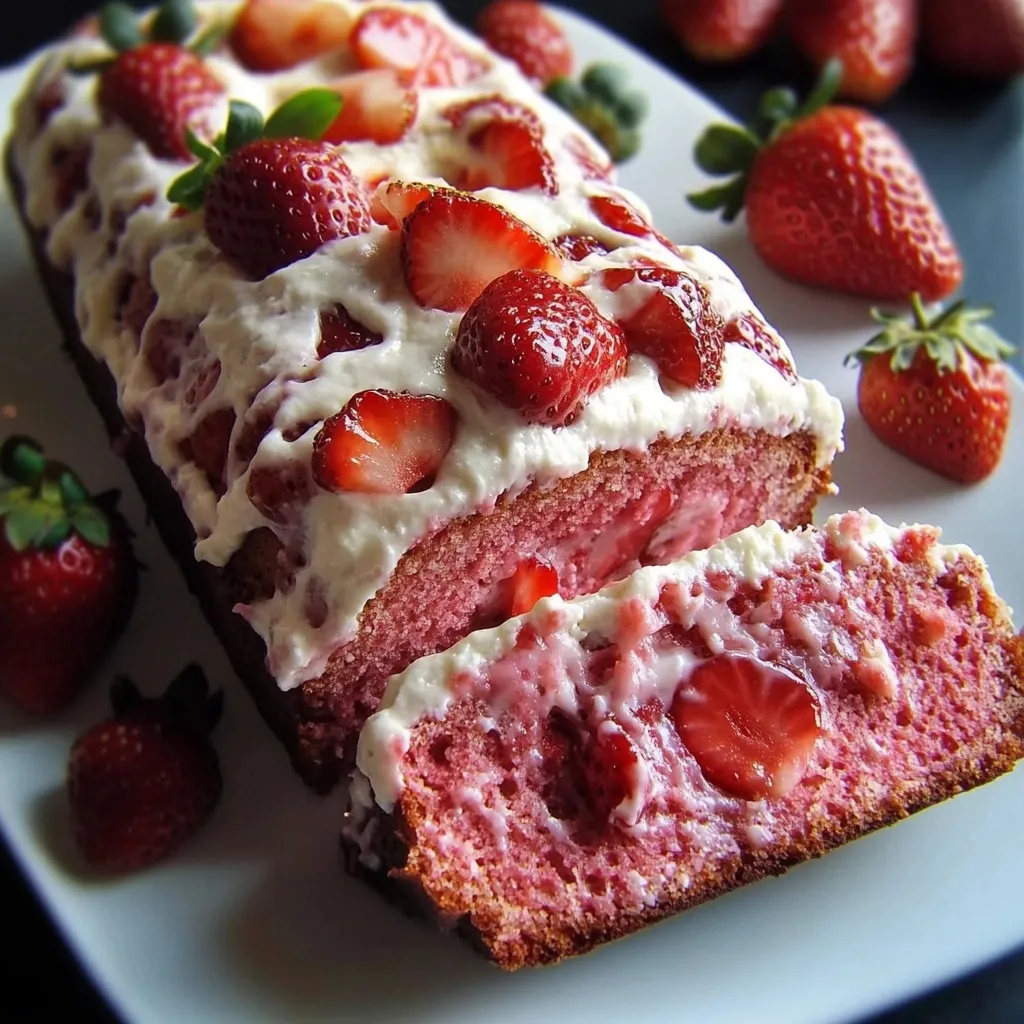 Pan Cremoso de Fresa