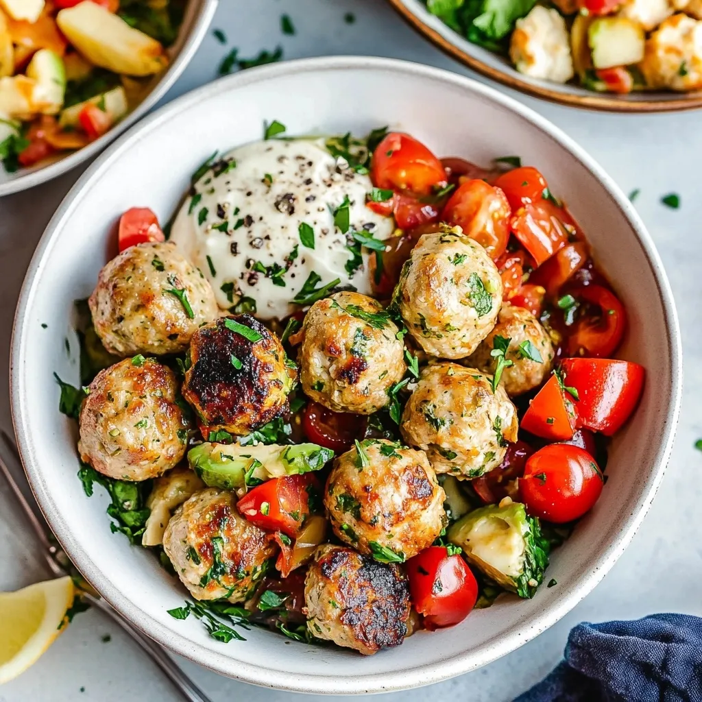 Albóndigas de Pollo Mediterráneo