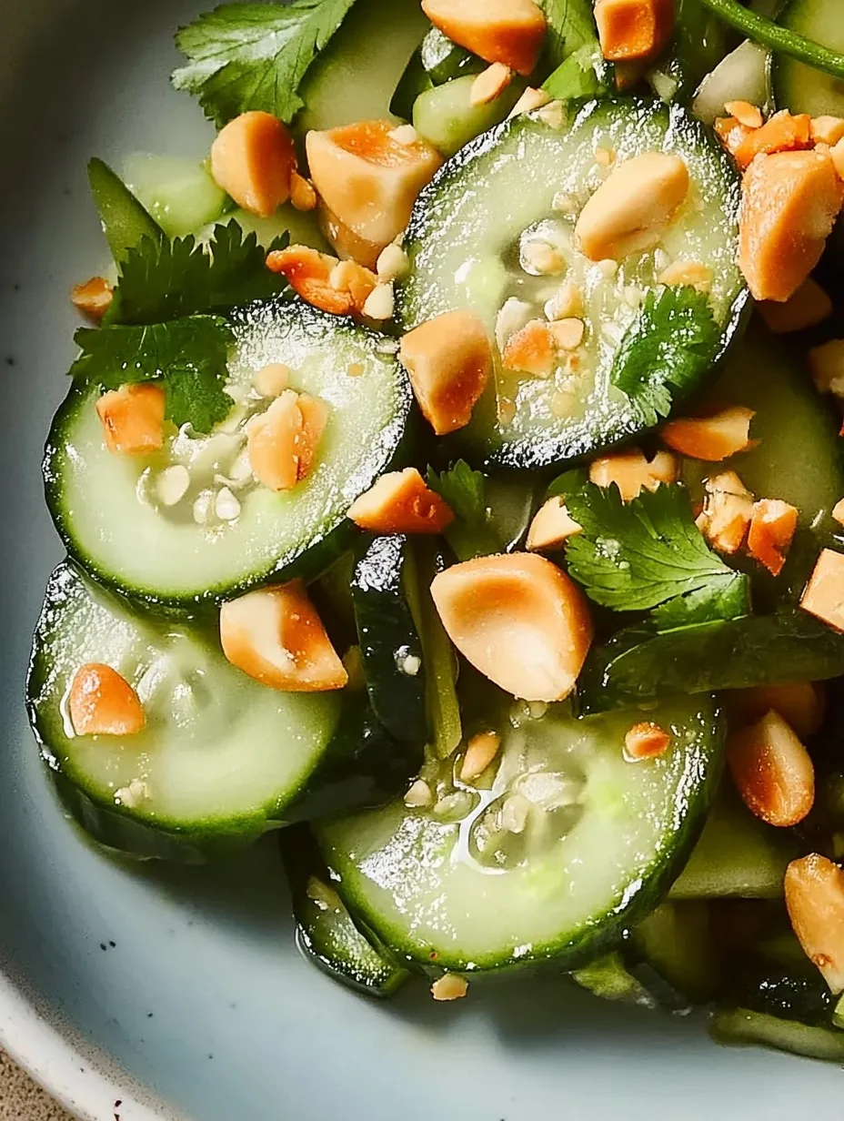 Ensalada Tailandesa de Pepino
