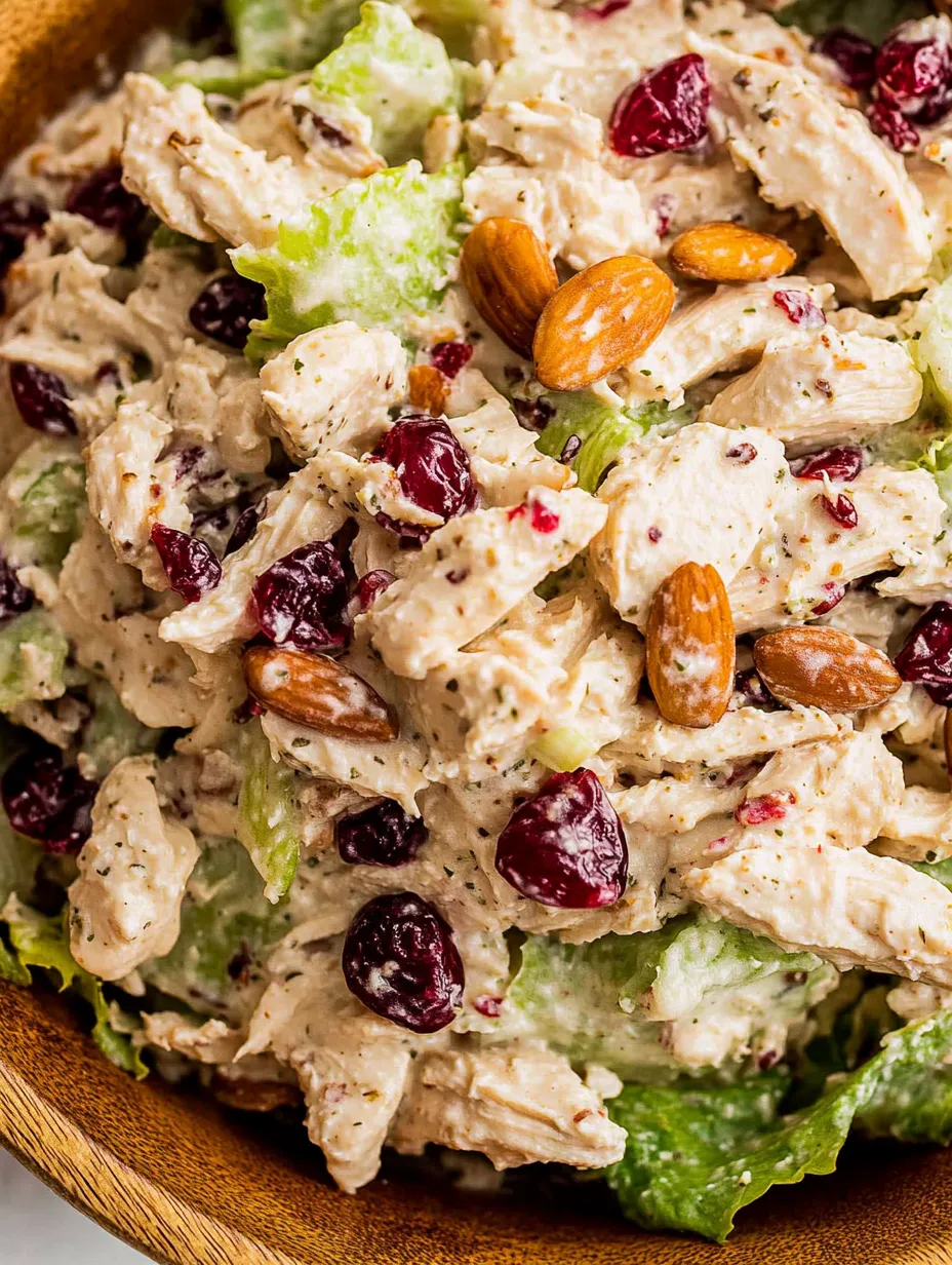 Ensalada de Pollo con Arándanos