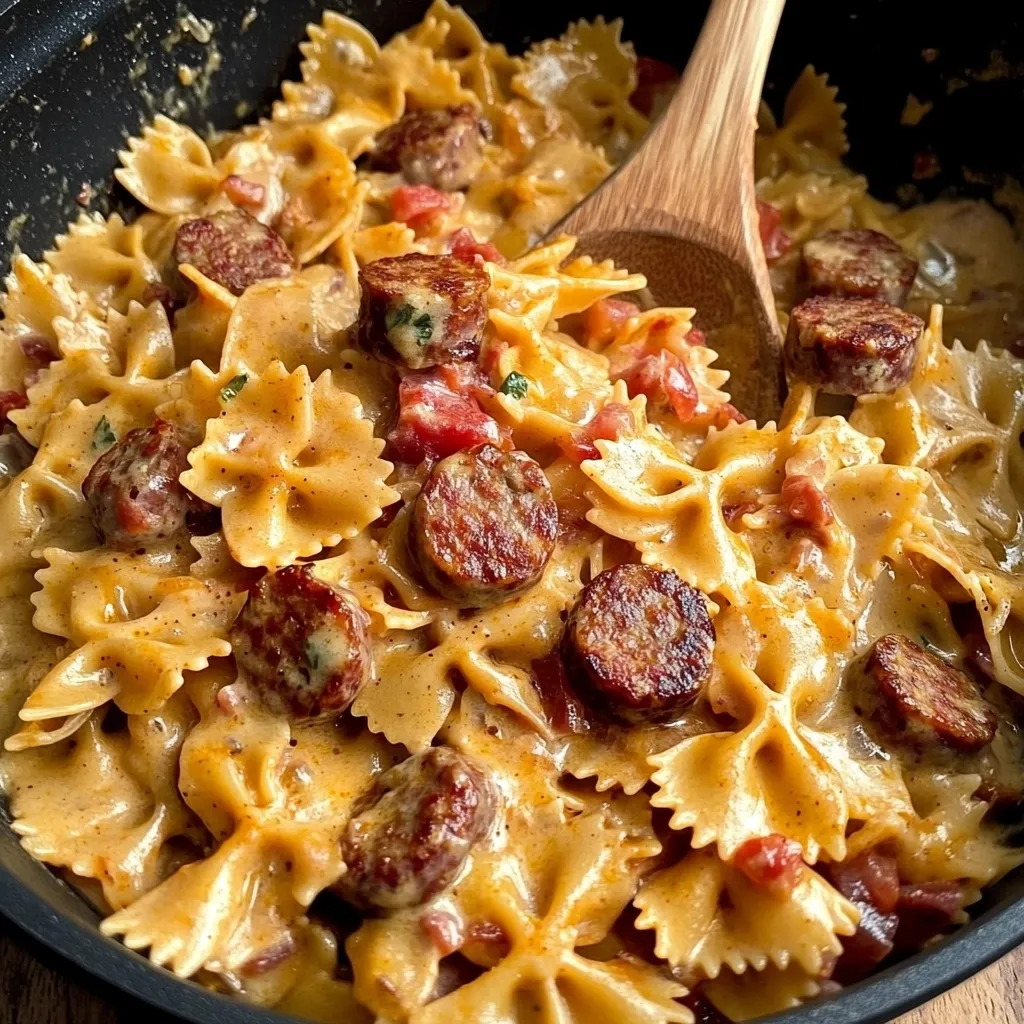 Pasta Cremosa Cajún Fácil en Una Olla