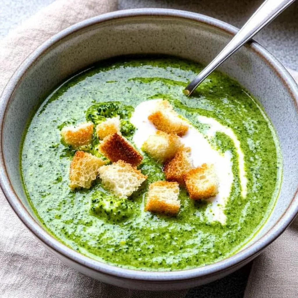 Crema de brócoli