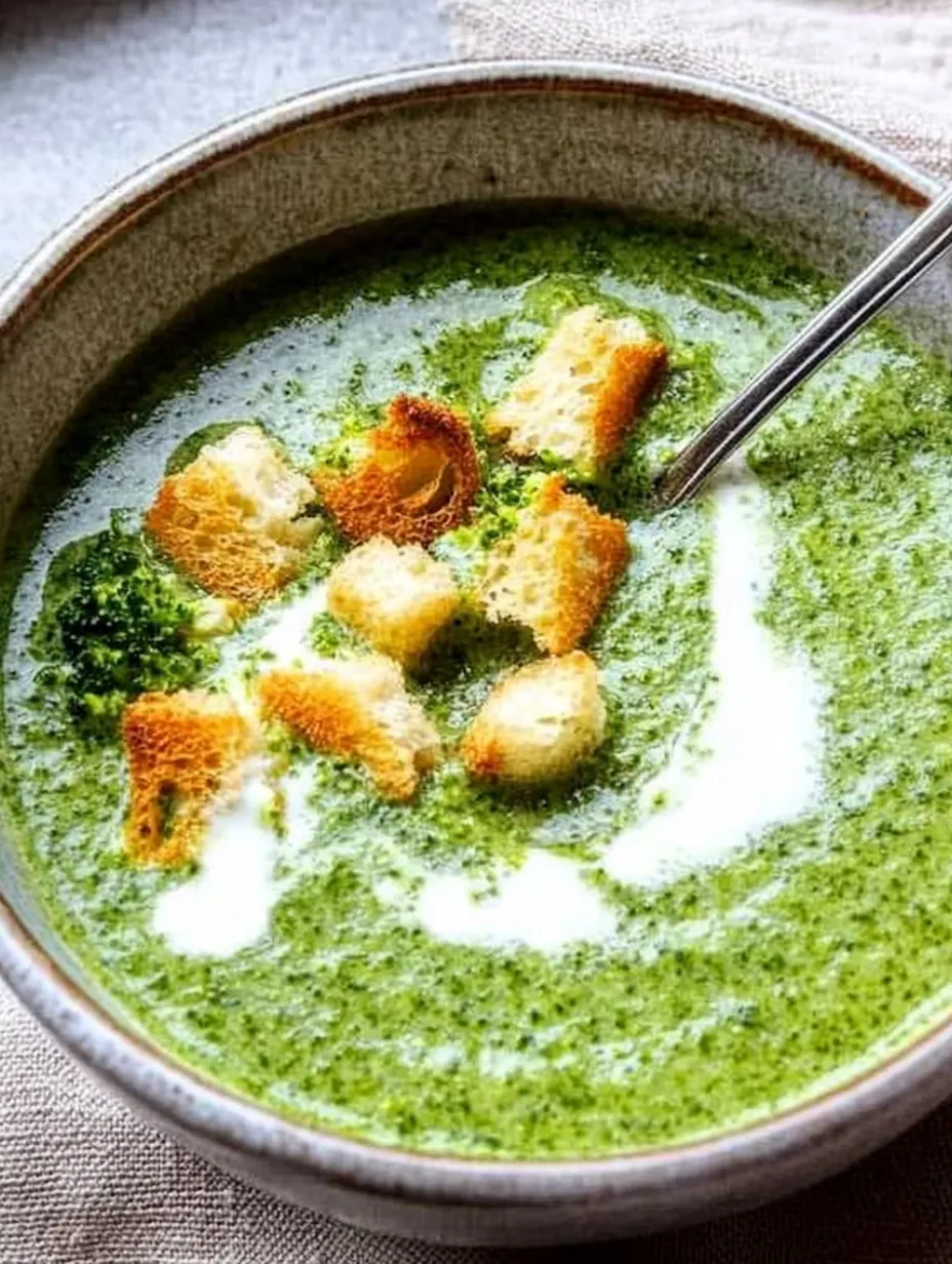 Sopa cremosa de brócoli – Saludable y Rápida