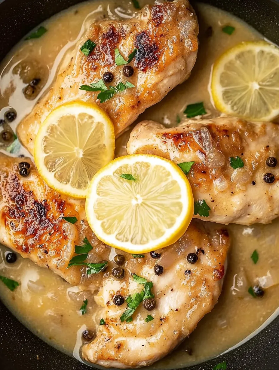 Pollo Piccata Fácil