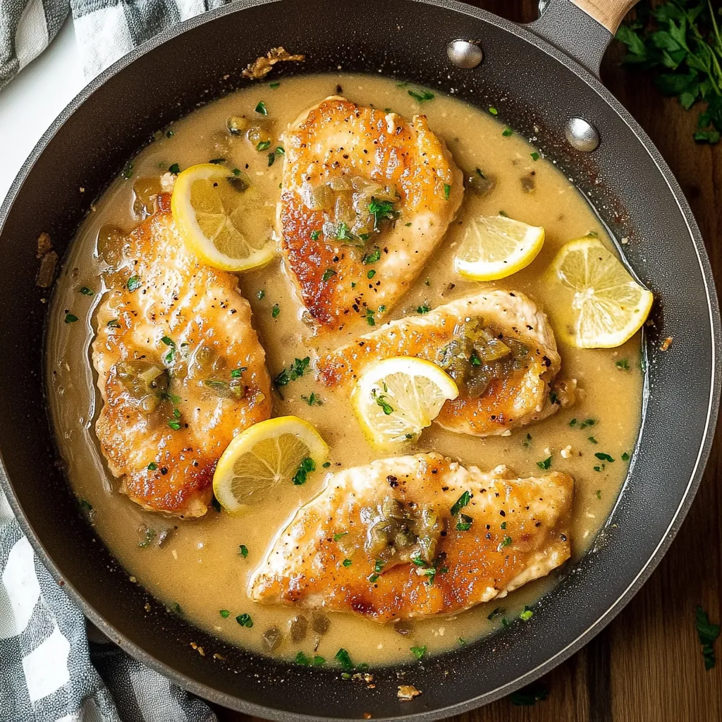 Pollo Piccata Sencillo