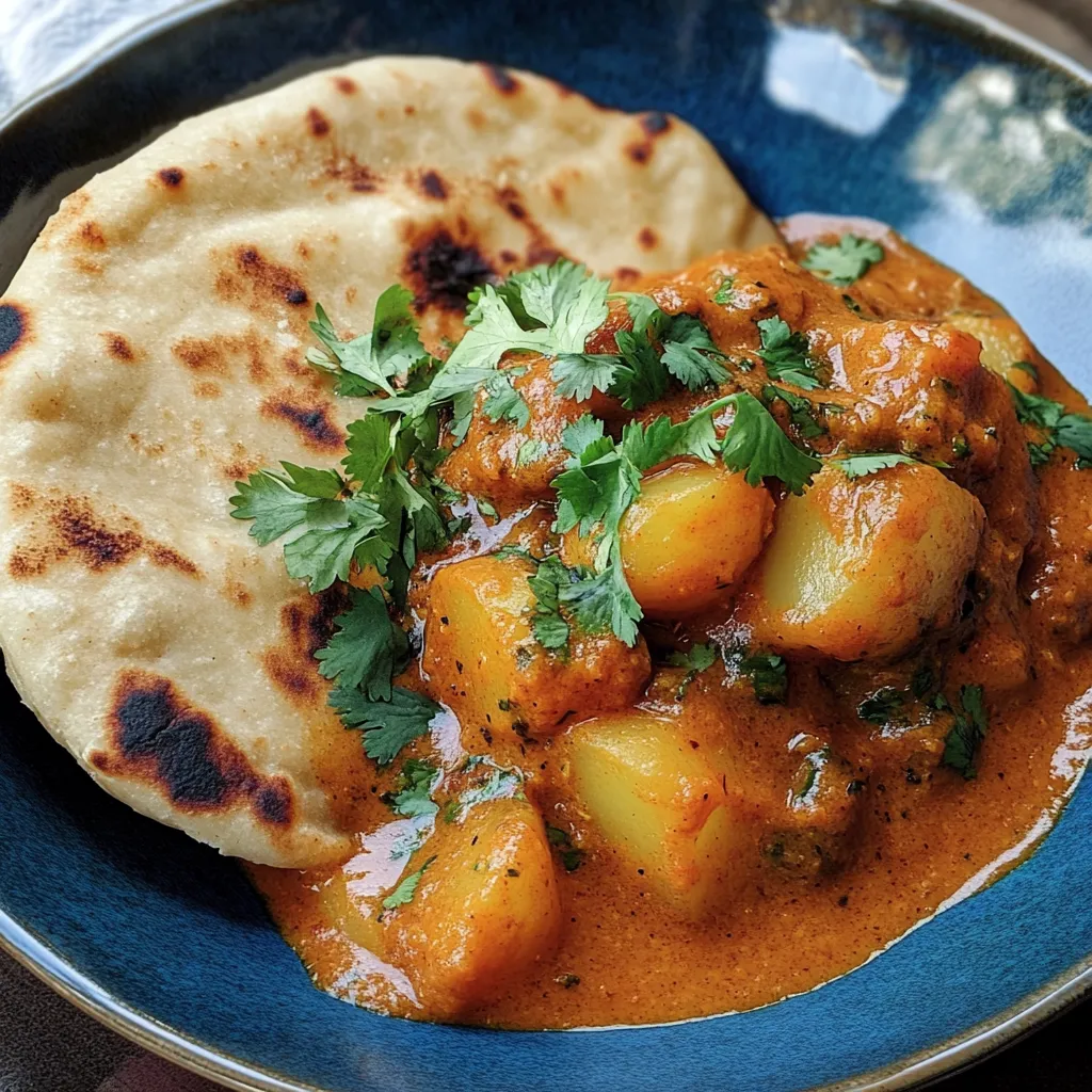 Sabroso Aloo Dum Picante de Pakistán