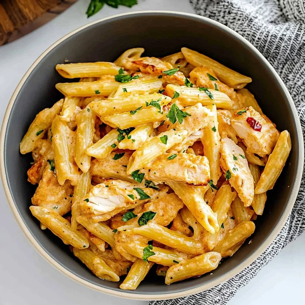 Pollo Pasta Cremosa