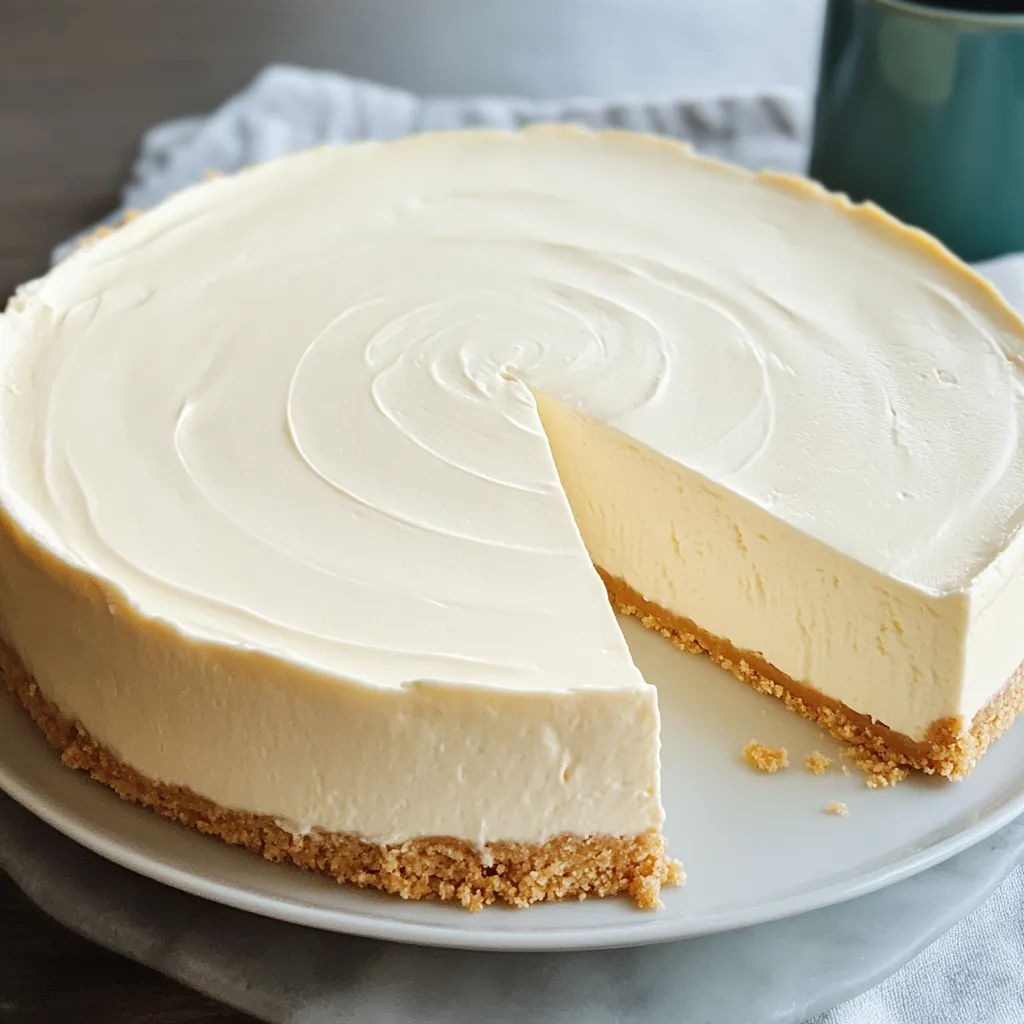 Cheesecake sin horno cremoso