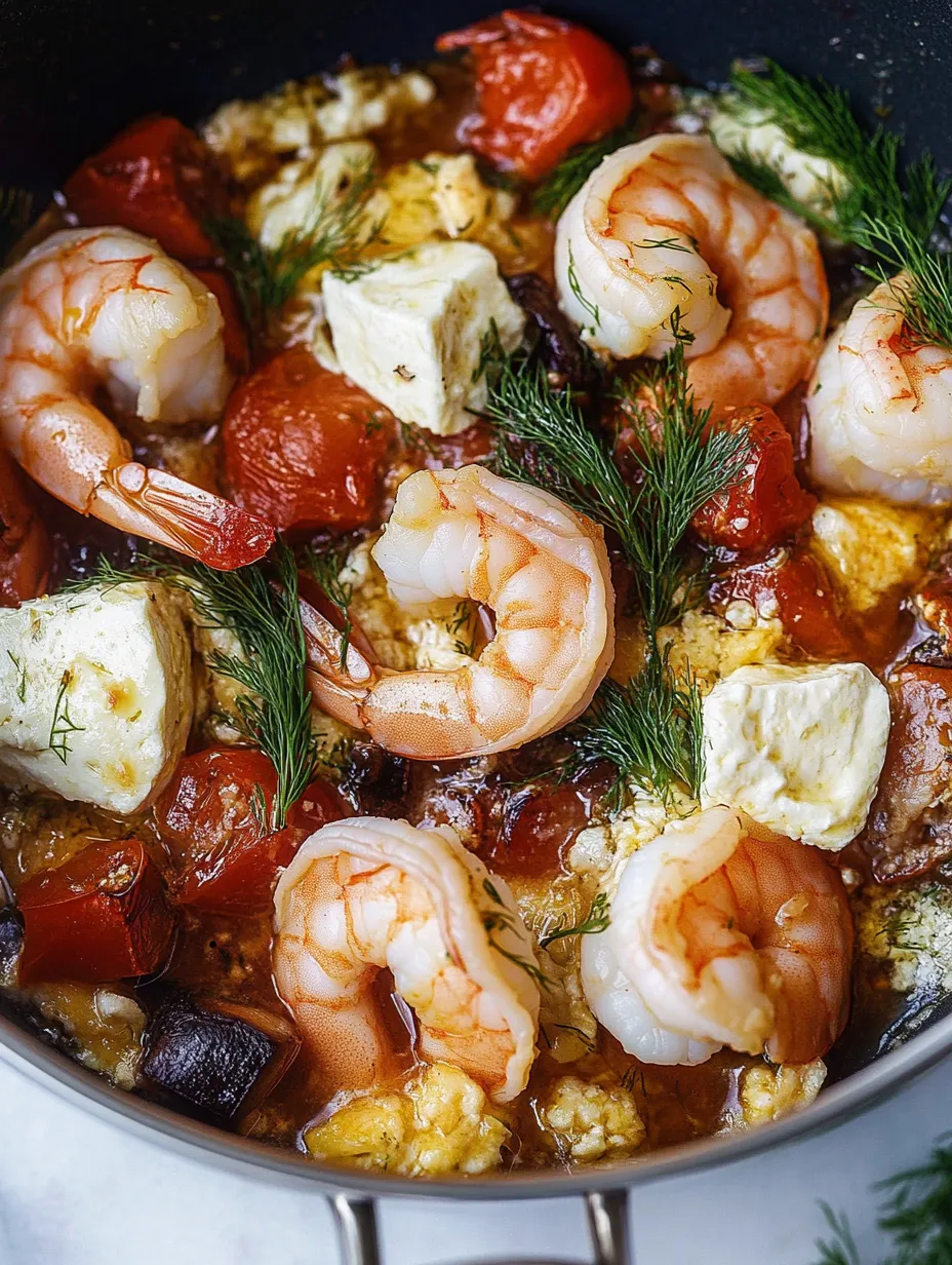 Camarones Saganaki