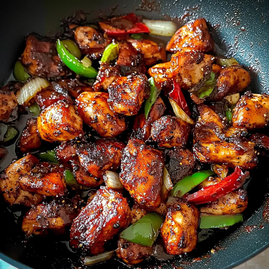 Pollo con Pimienta Negra